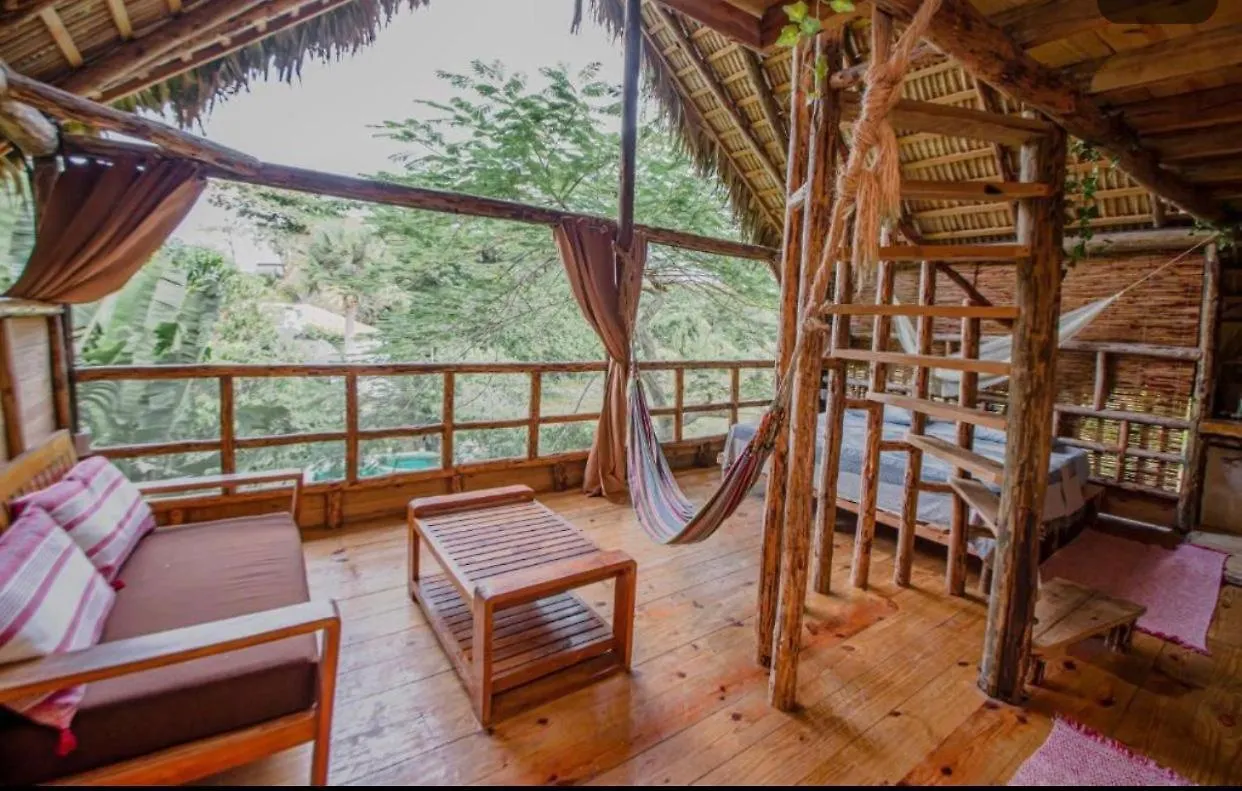**** Отель Perla Marina Ecolodge Beach - Kite, Surf, Next Encuentro Beach, Cabarete Бомбита Доминиканская Республика